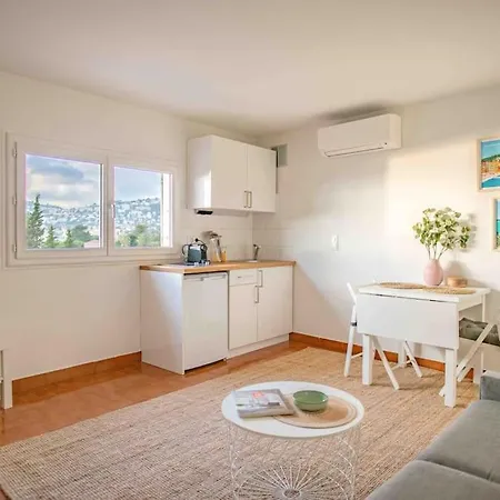 Apartment Studio Vue Mer Climatise A 100m Des Plages *